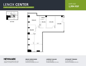 3355 Lenox Rd NE, Atlanta, GA à louer Plan d’étage- Image 1 de 1