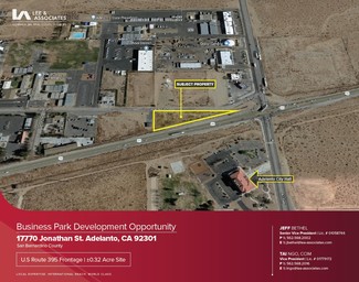 Plus de détails pour 17770 Jonathan St, Adelanto, CA - Terrain à vendre