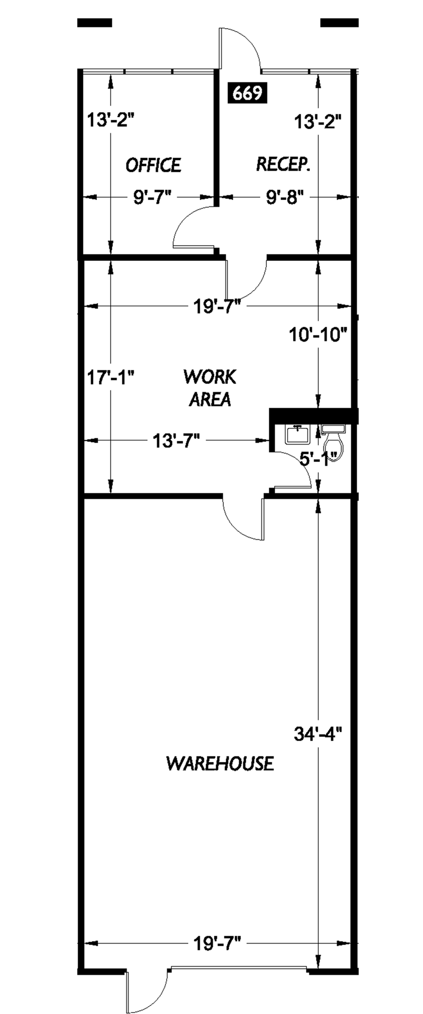 679-699 Strander Blvd, Tukwila, WA à louer Plan d’étage- Image 1 de 1