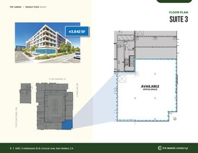 430 Station Park Cir S100, San Mateo, CA à louer Plan d’étage- Image 1 de 1