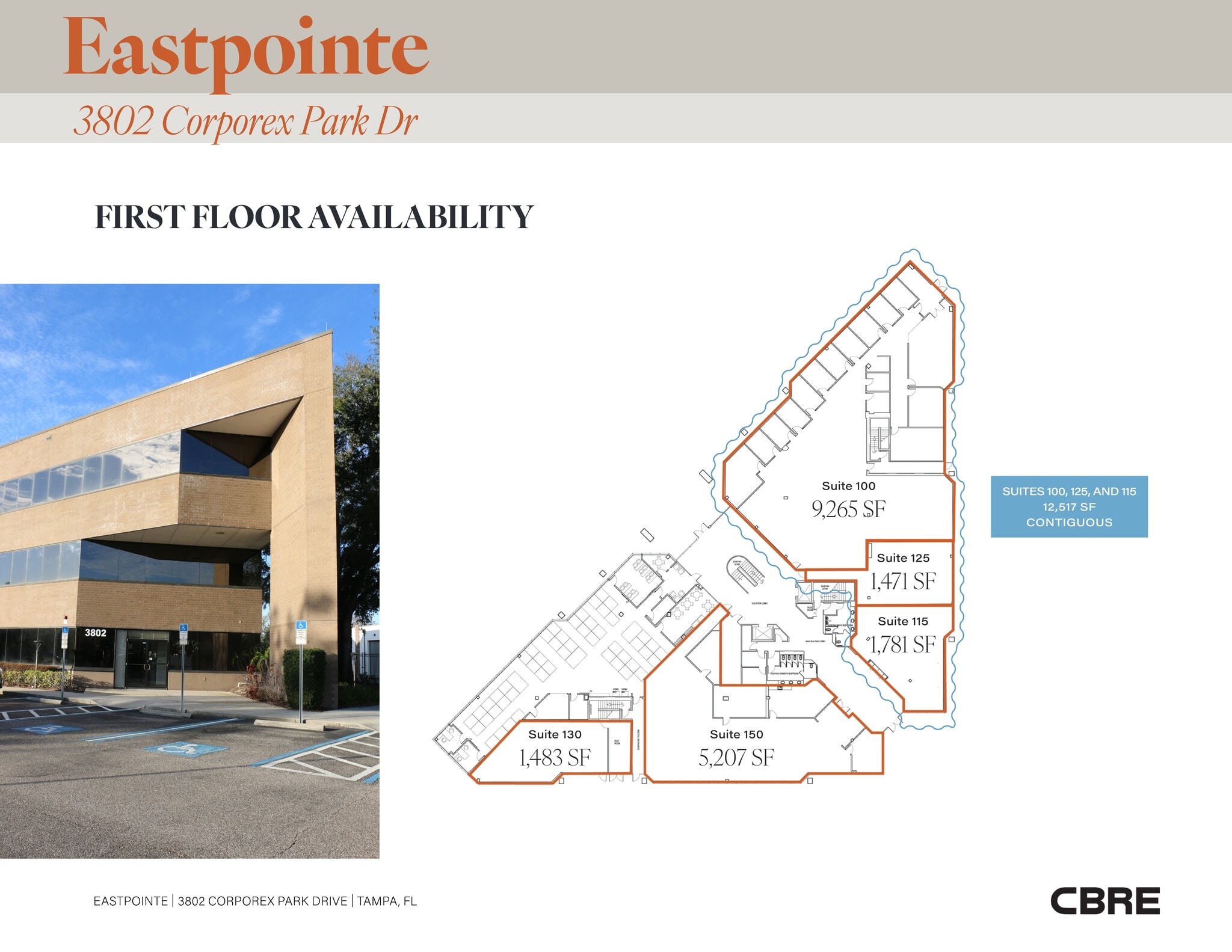 3802 Corporex Park Dr, Tampa, FL for lease Site Plan- Image 1 of 11