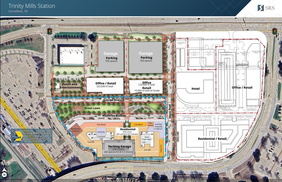 1455 Moonrise Ave, Carrollton, TX à louer - Plan de site - Image 3 de 11