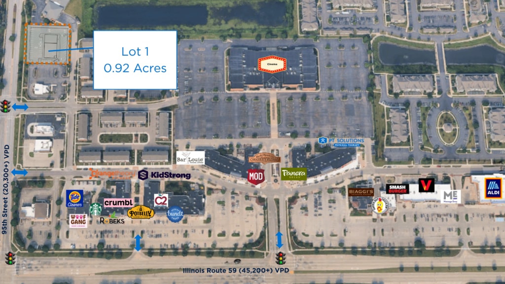 NWC Route 59 & 95th St, Naperville, IL for lease Primary Photo- Image 1 of 2