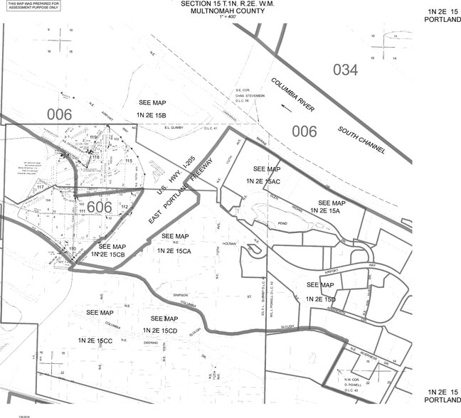 6520-6650 NE Mt St Helens Ave, Portland, OR à louer - Plan cadastral - Image 3 de 9