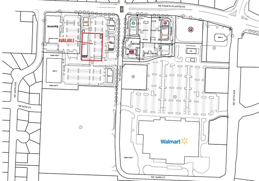 14201 NE Fourth Plain Blvd, Vancouver, WA à louer - Photo du bâtiment - Image 2 de 2