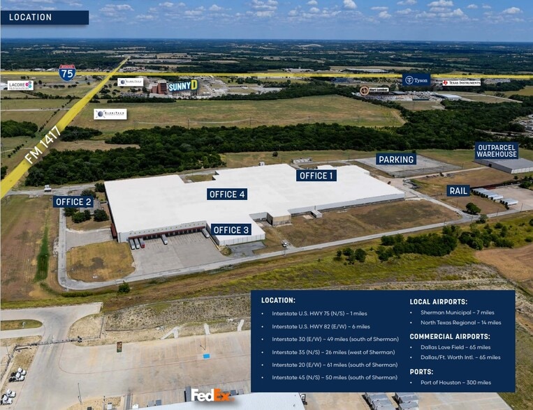 1400 W FM 1417, Sherman, TX for lease - Building Photo - Image 3 of 7