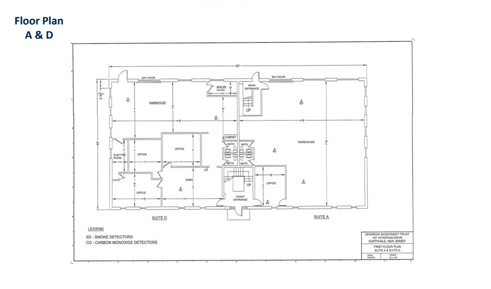 157 Veterans Dr, Northvale, NJ à vendre - Plan d’étage - Image 2 de 3