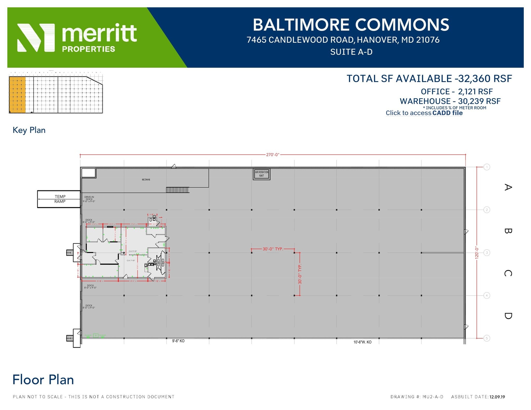 7455 New Ridge Rd, Hanover, MD à louer Plan d’étage- Image 1 de 1