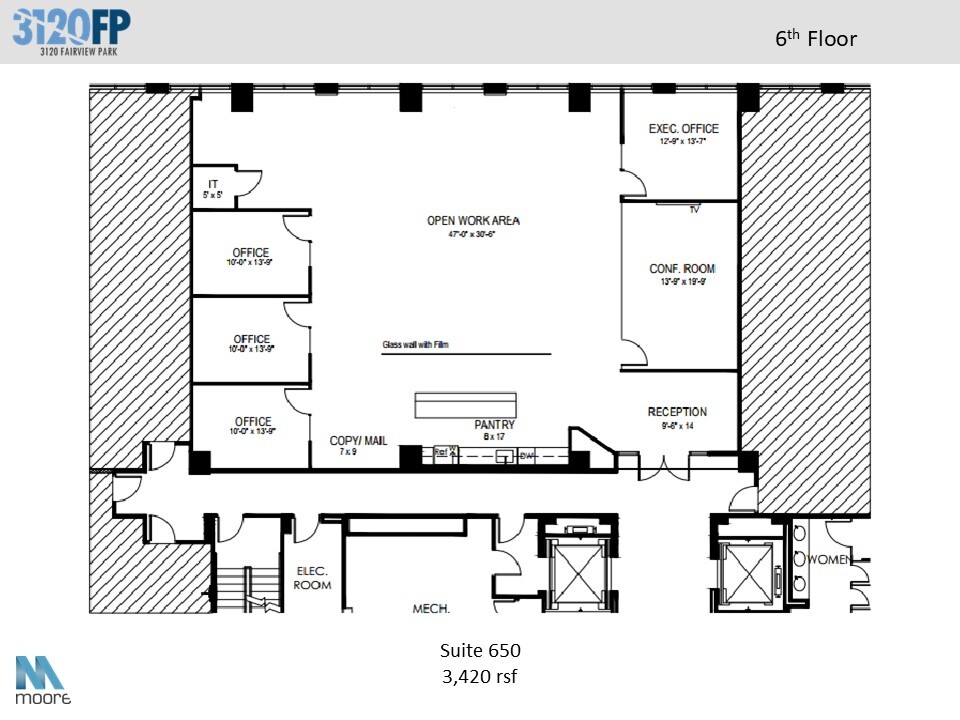 3120 Fairview Park Dr, Falls Church, VA à louer Plan d  tage- Image 1 de 1