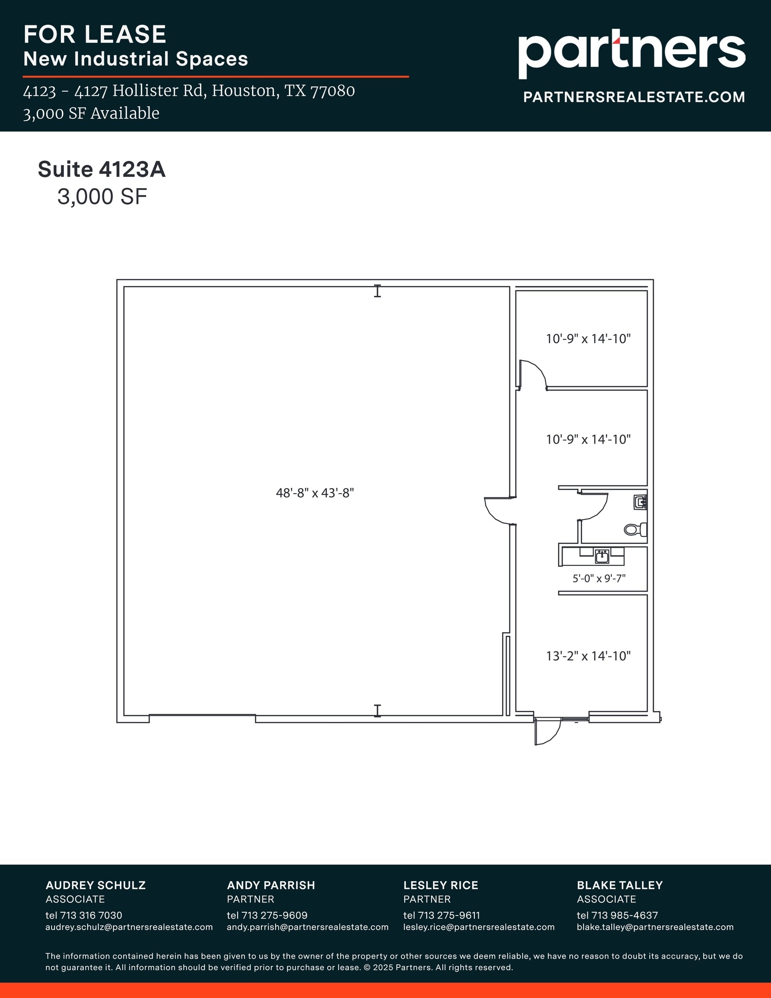 4125 Hollister Rd, Houston, TX for lease Site Plan- Image 1 of 1
