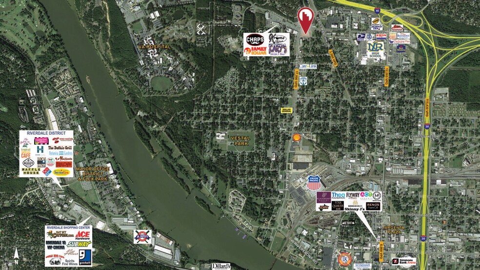 900 W Pershing Blvd, North Little Rock, AR à vendre - Photo du bâtiment - Image 3 de 3