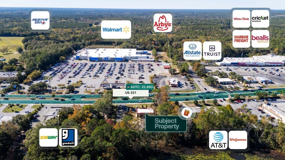 1187 US Hwy 331, Defuniak Springs, FL for sale - Building Photo - Image 2 of 2