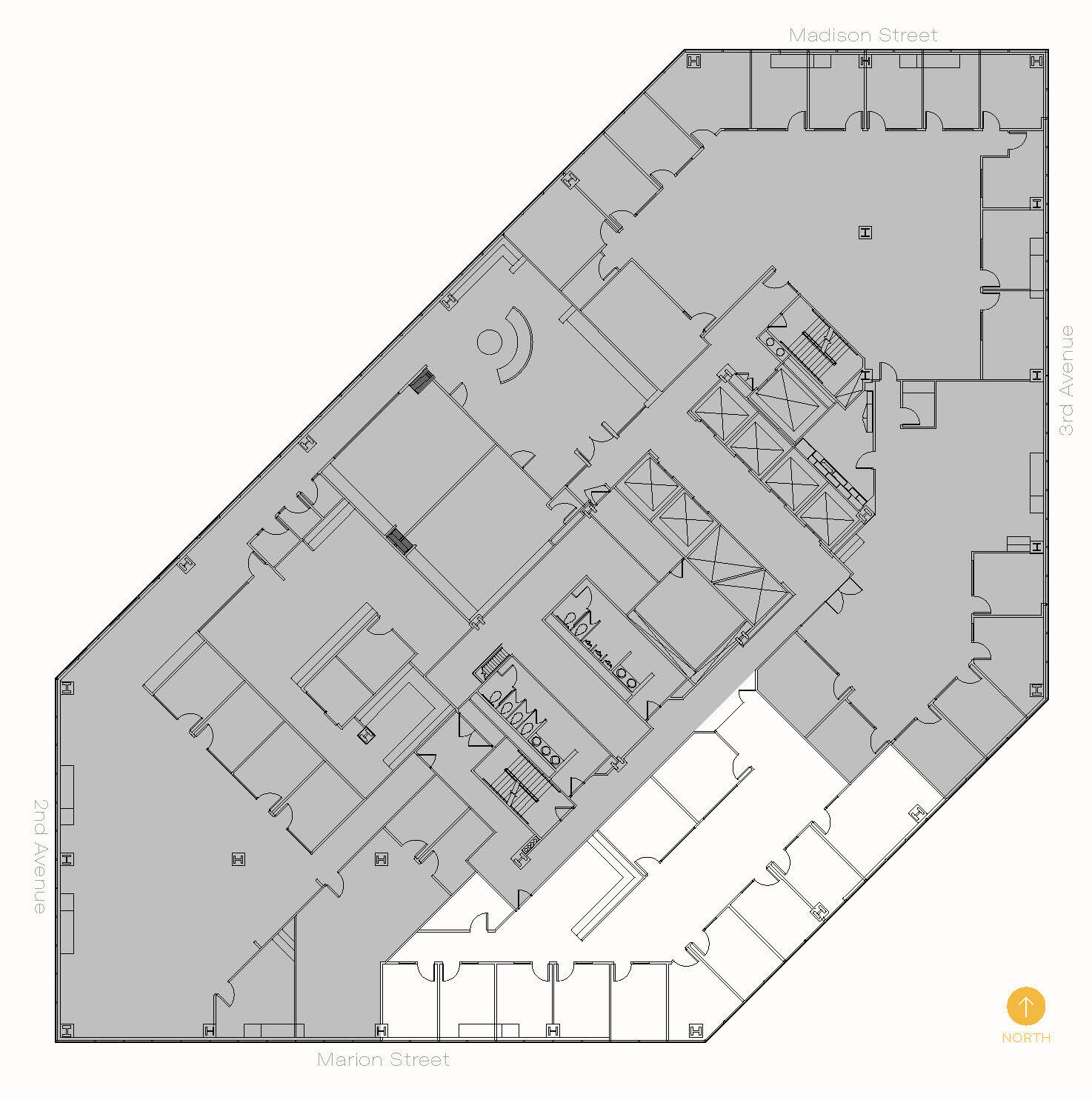 999 3rd Ave, Seattle, WA for lease Floor Plan- Image 1 of 4