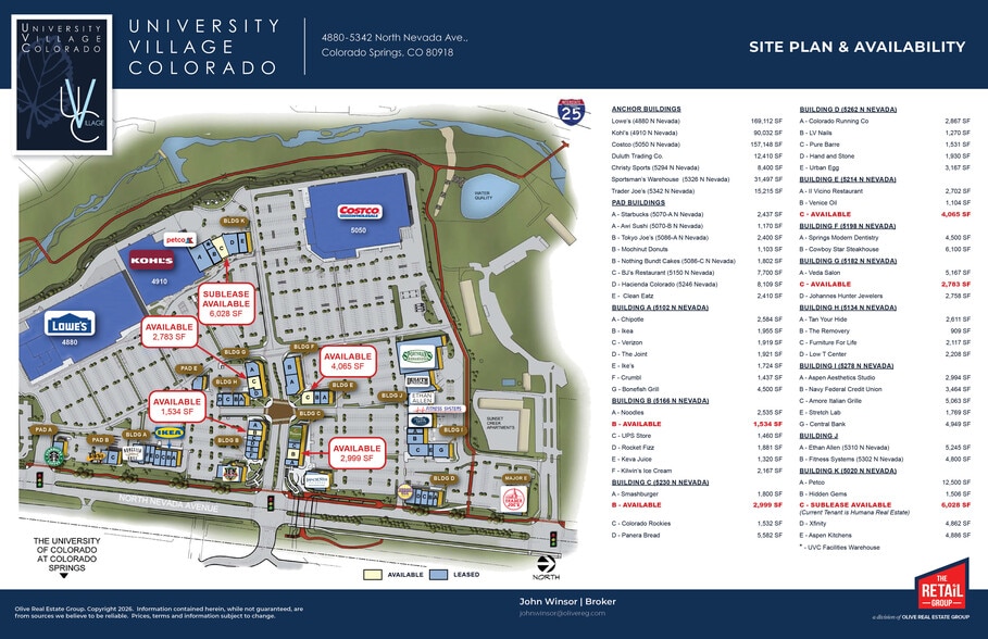 N Nevada Ave, Colorado Springs, CO for lease - Site Plan - Image 2 of 27