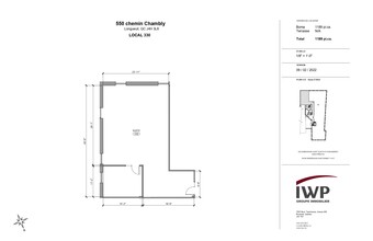 550-560 Ch de Chambly, Longueuil, QC for lease Floor Plan- Image 2 of 2