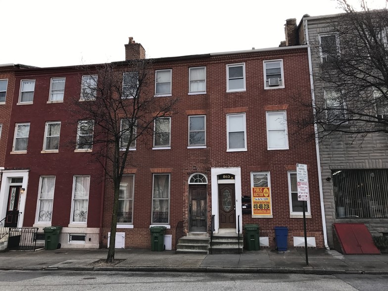 863 W Lombard St, Baltimore, MD for sale - Primary Photo - Image 1 of 1