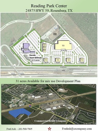 Plus de détails pour SW Fwy, Rosenberg, TX - Terrain à vendre