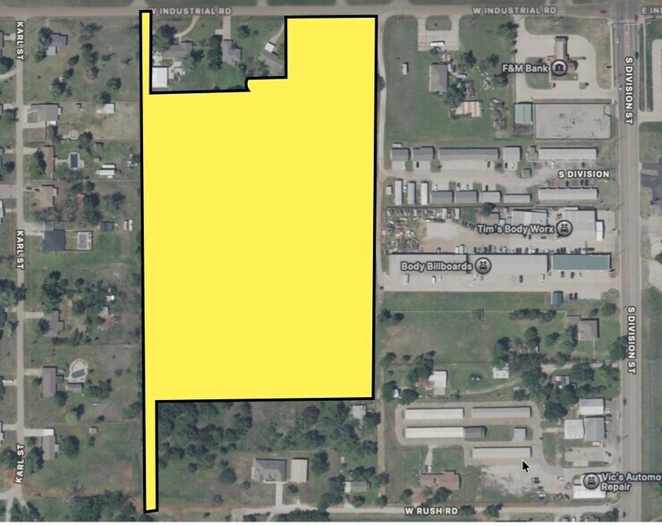 305 Industrial rd, Guthrie, OK for sale - Aerial - Image 1 of 1
