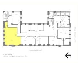 675 Hastings St W, Vancouver, BC à louer Plan de site- Image 1 de 2