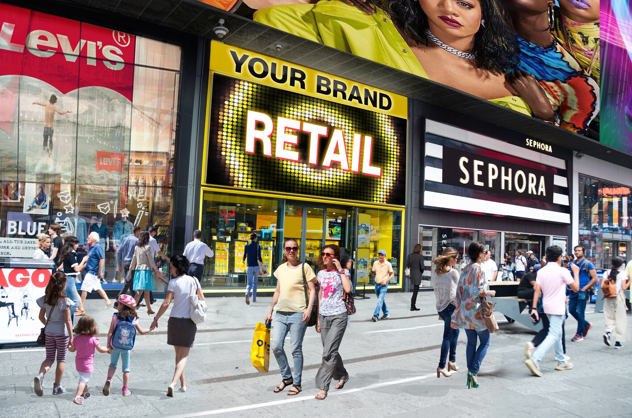 1535 Broadway, New York, NY à louer Photo du bâtiment- Image 1 de 2