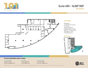 101 W Colfax Ave, Denver, CO à louer Plan d’étage- Image 2 de 2