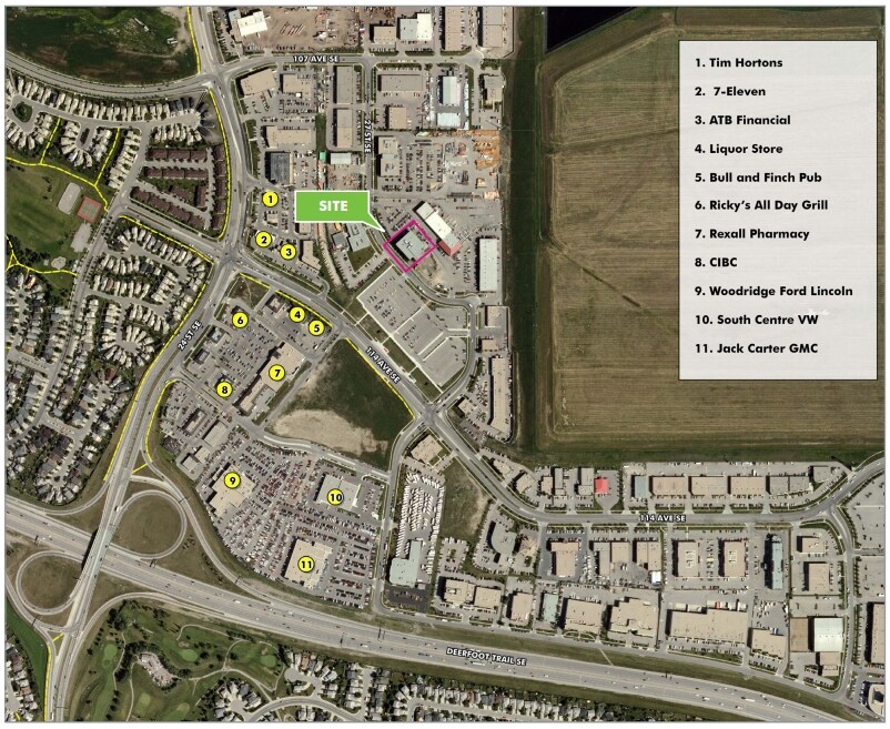 11410 27th St SE, Calgary, AB à vendre Aérien- Image 1 de 1