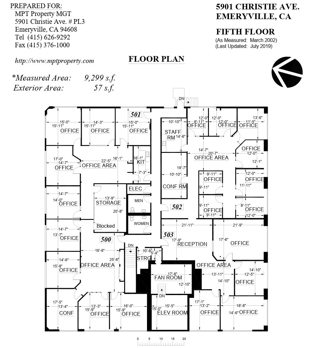 5901 Christie Ave, Emeryville, CA for lease Floor Plan- Image 1 of 1