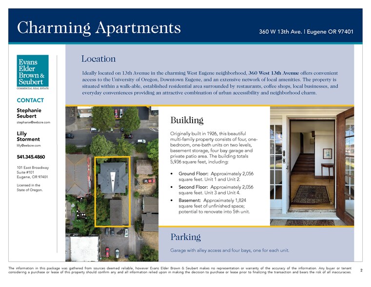 360 W 13th Ave, Eugene, OR à vendre - Photo du bâtiment - Image 3 de 10