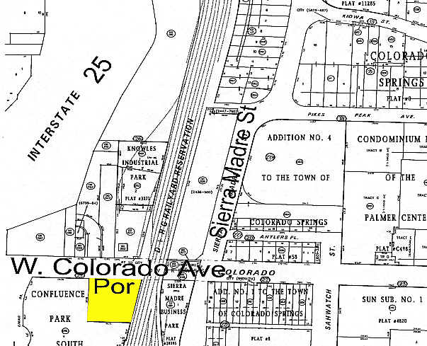 219 W Colorado Ave, Colorado Springs, CO for sale - Plat Map - Image 3 of 18