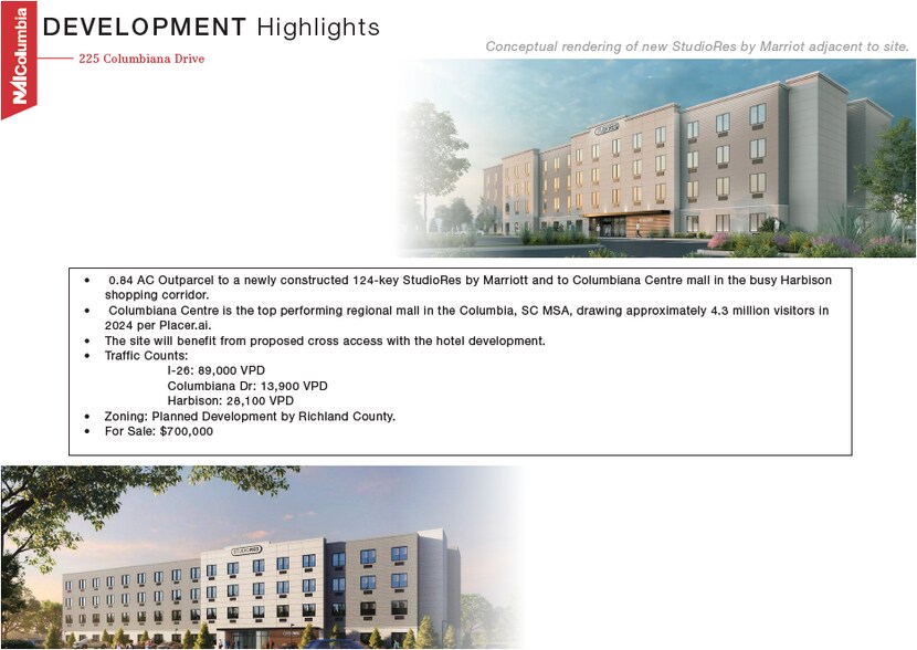 225 Columbiana Dr, Columbia, SC à vendre - Photo du bâtiment - Image 2 de 2