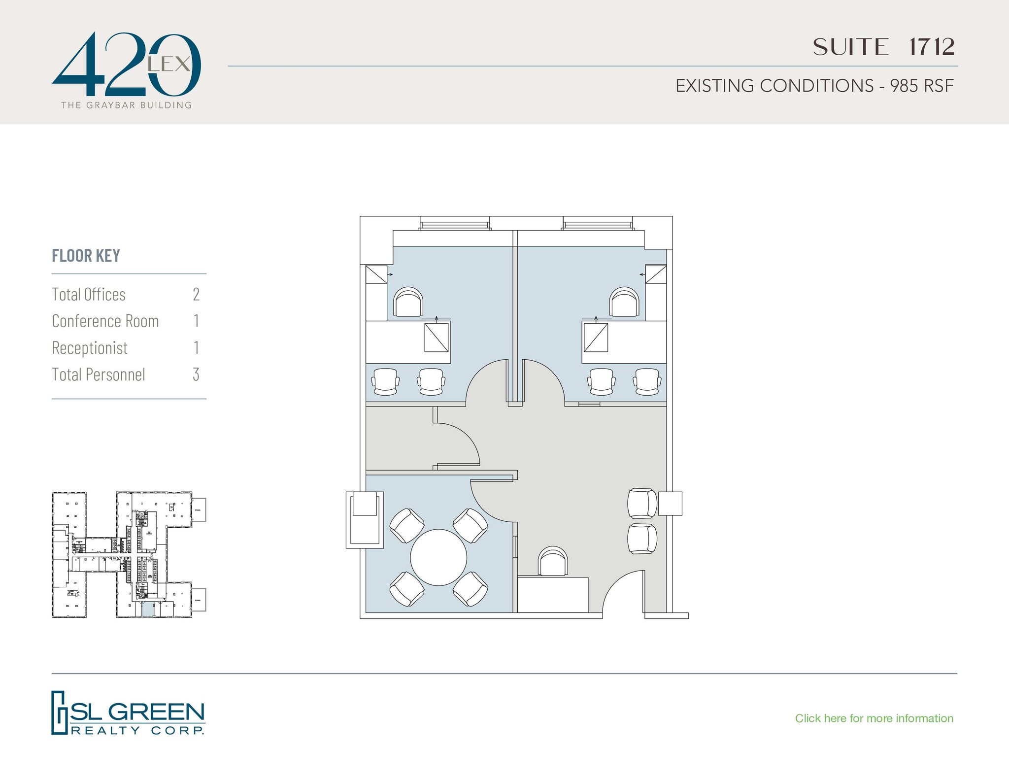 420 Lexington Ave, New York, NY à louer Plan d’étage- Image 1 de 1