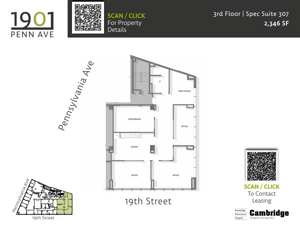 1901 Pennsylvania Ave NW, Washington, DC for lease Floor Plan- Image 1 of 1