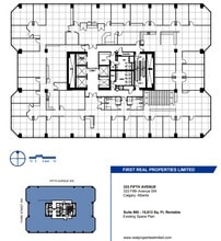 333 5th Ave SW, Calgary, AB for lease Floor Plan- Image 1 of 1