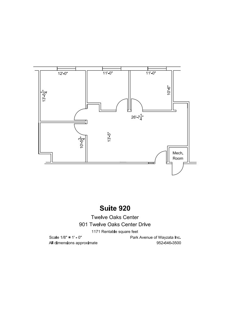 600 Twelve Oaks Center Dr, Wayzata, MN à louer Plan d  tage- Image 1 de 1