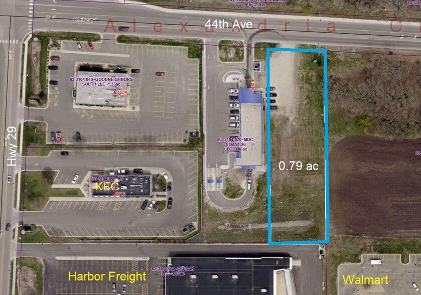 TBD 44th Ave, Alexandria, MN for sale - Aerial - Image 2 of 3