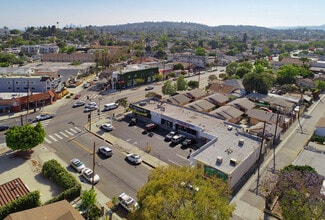 5933-5939 York Blvd, Los Angeles, CA - AERIAL  map view - Image1