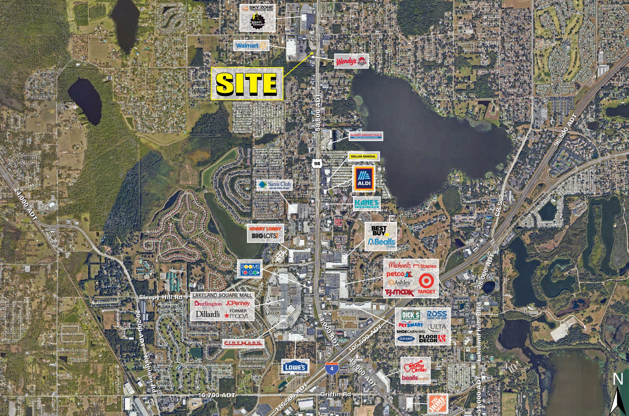 5750 US Highway 98, Lakeland, FL for lease Building Photo- Image 1 of 5