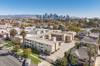 2700 Ellendale Pl, Los Angeles, CA - AÉRIEN Vue de la carte
