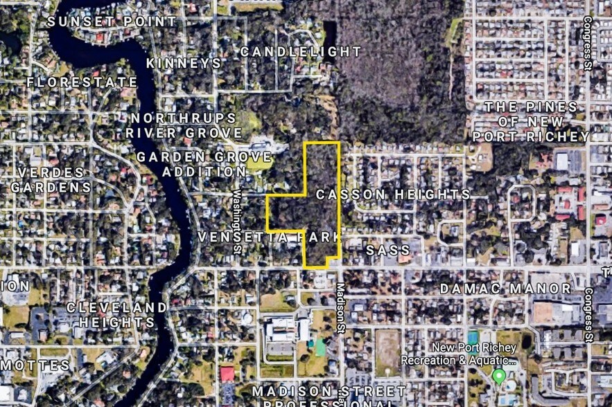 Massachusetts Ave & Jefferson St, New Port Richey, FL à vendre - Aérien - Image 2 de 13