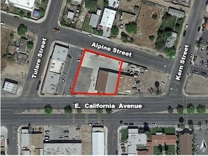 518-522 E California Ave, Bakersfield, CA - AERIAL map view