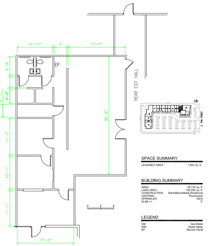 1409 E 70th St, Shreveport, LA for lease Floor Plan- Image 1 of 1