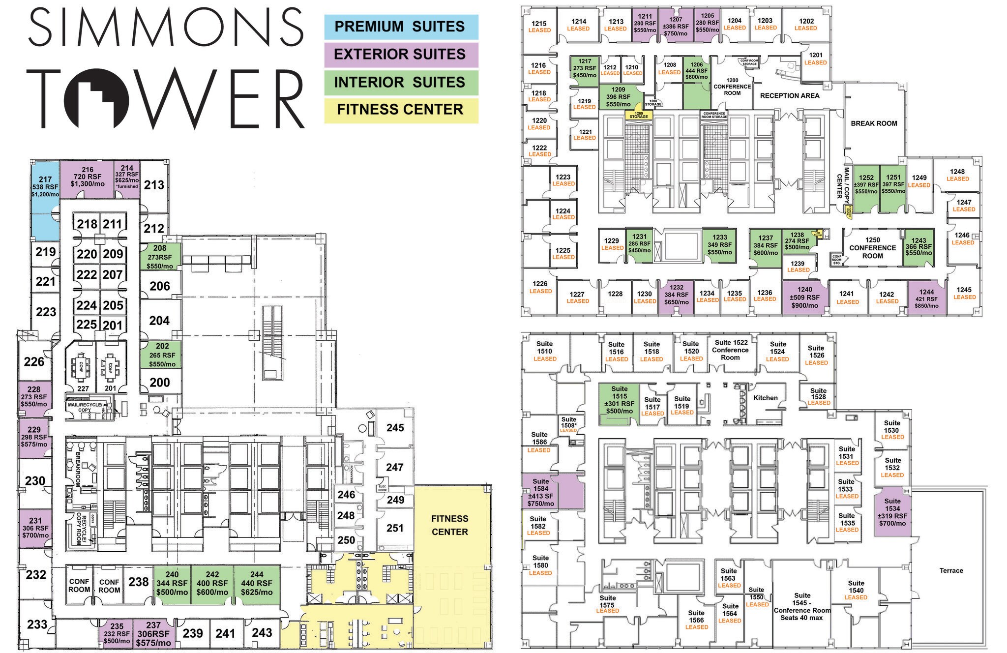 425 W Capitol Ave, Little Rock, AR for lease Floor Plan- Image 1 of 10
