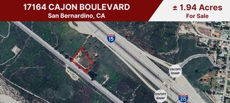 Plus de détails pour 17164 Cajon Blvd, San Bernardino, CA - Terrain à vendre