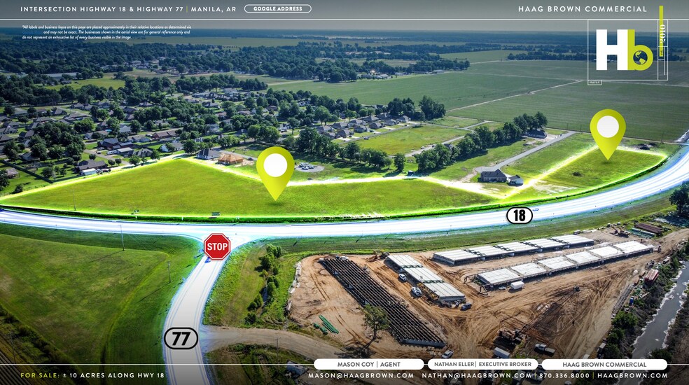 Hwy 18 Intersection of Hwy 18 and 77 Hwy, Manila, AR à vendre - Photo principale - Image 3 de 5