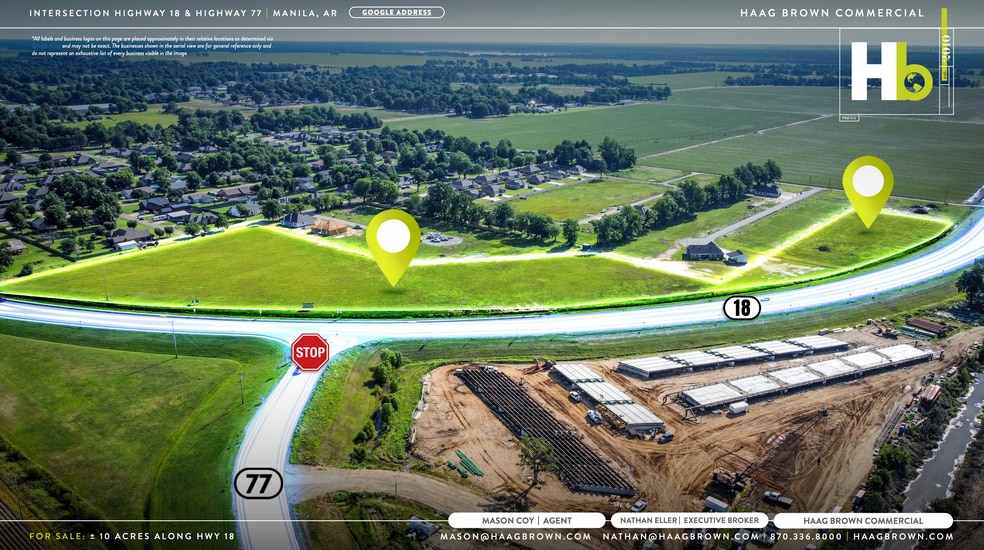 Hwy 18 Intersection of Hwy 18 and 77 Hwy, Manila, AR for sale - Primary Photo - Image 3 of 5