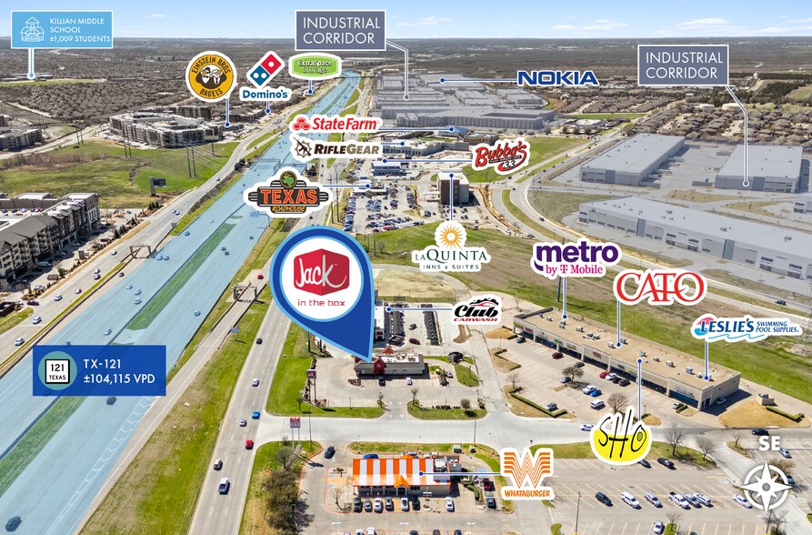 4683 E Highway 121, The Colony, TX à vendre - Photo du bâtiment - Image 2 de 3