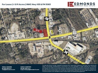 Plus de détails pour NWC Hwy 105 & FM 3083, Conroe, TX - Terrain à louer