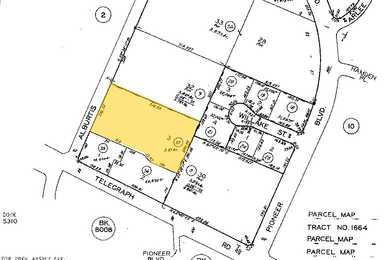 11741 Telegraph Rd, Santa Fe Springs, CA à vendre Plan cadastral- Image 1 de 11