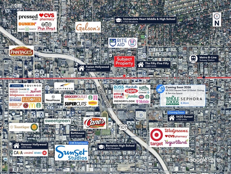 5629 Hollywood Blvd, Hollywood, CA for lease - Building Photo - Image 3 of 3