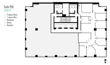 736 6th Ave SW, Calgary, AB à louer Plan d’étage- Image 1 de 1